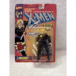 1993 Marvel The Uncanny X-Men Longshot Knife Throwing Action Toy Biz 4923 SEALED